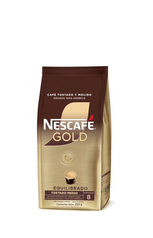 NESCAFÉ Gold Molido Equilibrado 250grs