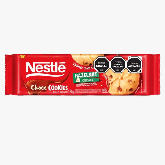 NESTLE CHOCO COOKIES RELLENAS AVELLANAS 120g