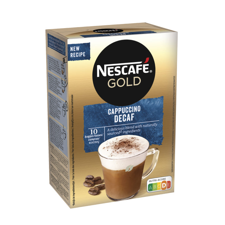 NESCAFÉ Cappuccino Descafeinado - 10 sobres