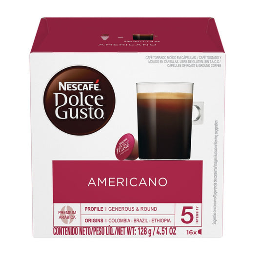 Dolce Gusto Americano 16 cápsulas