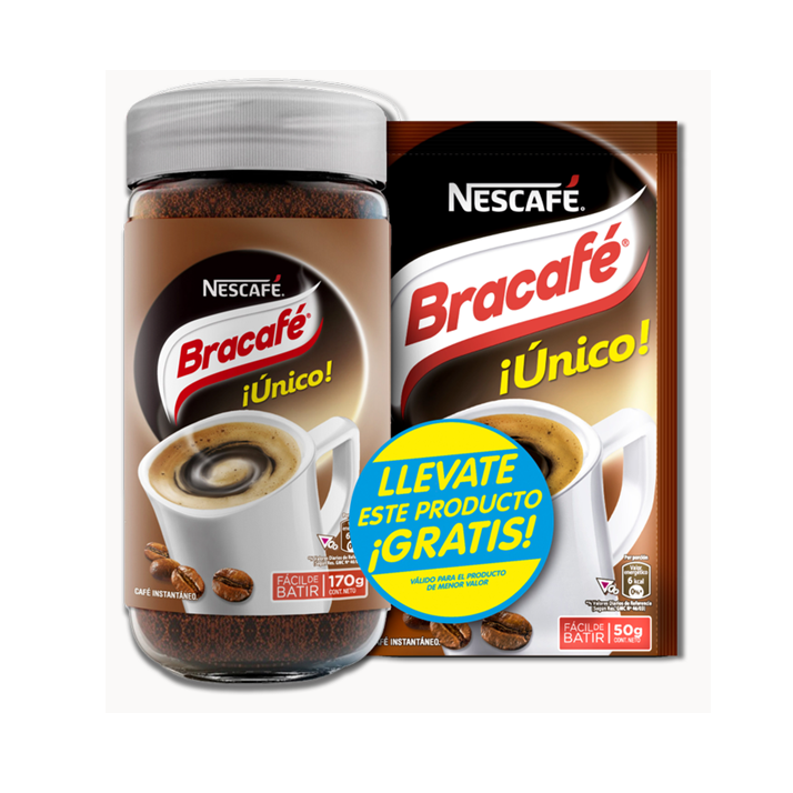 Bracafé frasco 170gr + 50gr de regalo