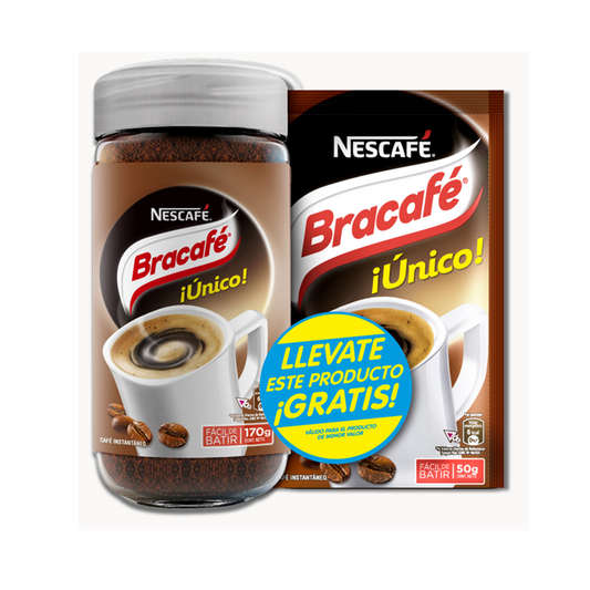 Bracafé frasco 170gr + 50gr de regalo